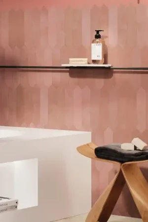 Prix Réduit carrelage effet zellige 6x26 cm NOVA MODERN ROSE QUARTZ